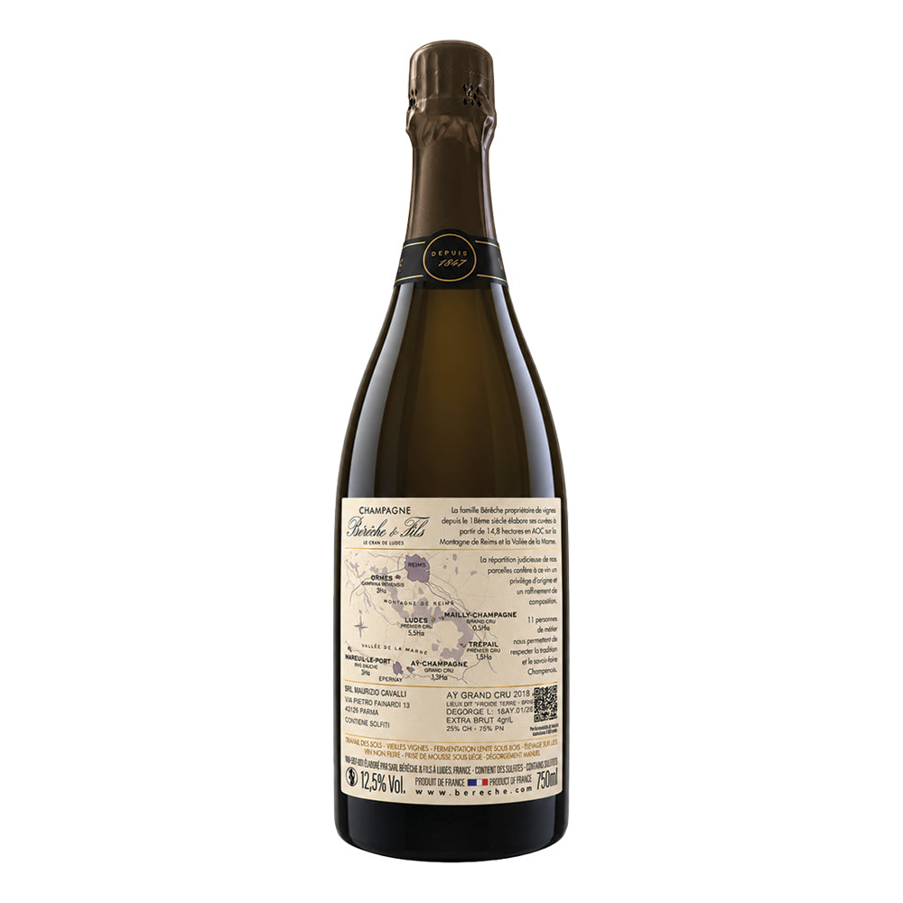 Champagne Aÿ Grand Cru Millésime 2018 Bérêche et Fils