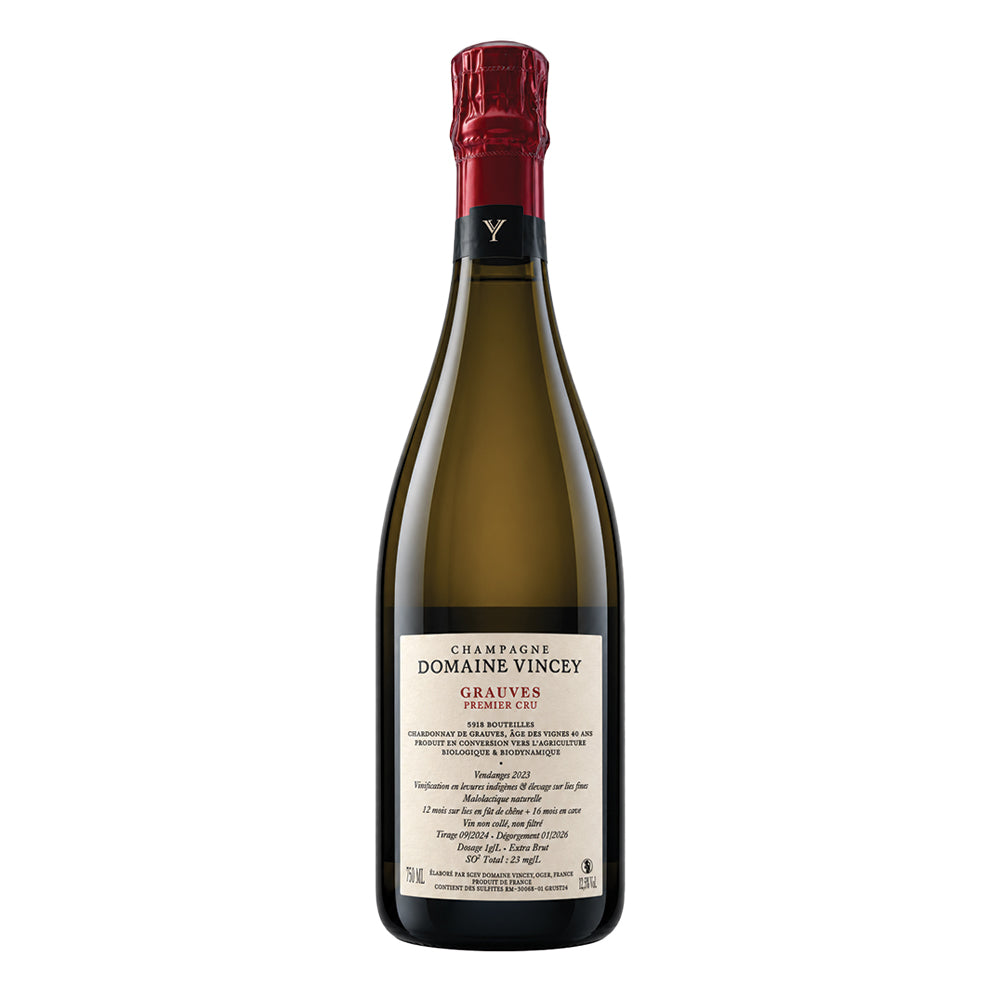Champagne Grauves Premier Cru Extra Brut 2023 Domaine Vincey