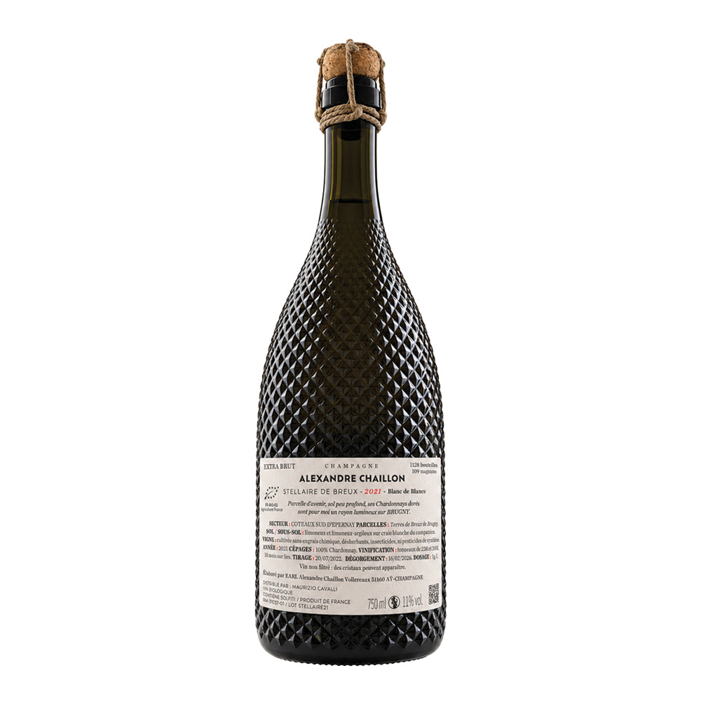 Champagne Stellaire de Breux Blanc de Blancs Millésime 2021 Alexandre Chaillon