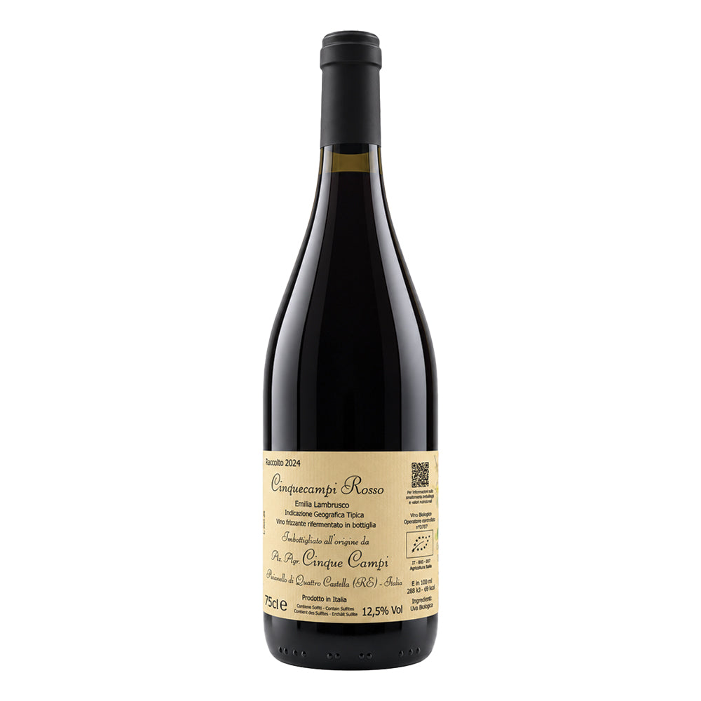 Cinquecampi Rosso - Lambrusco Frizzante Emlia IGT 2024 Cinque Campi