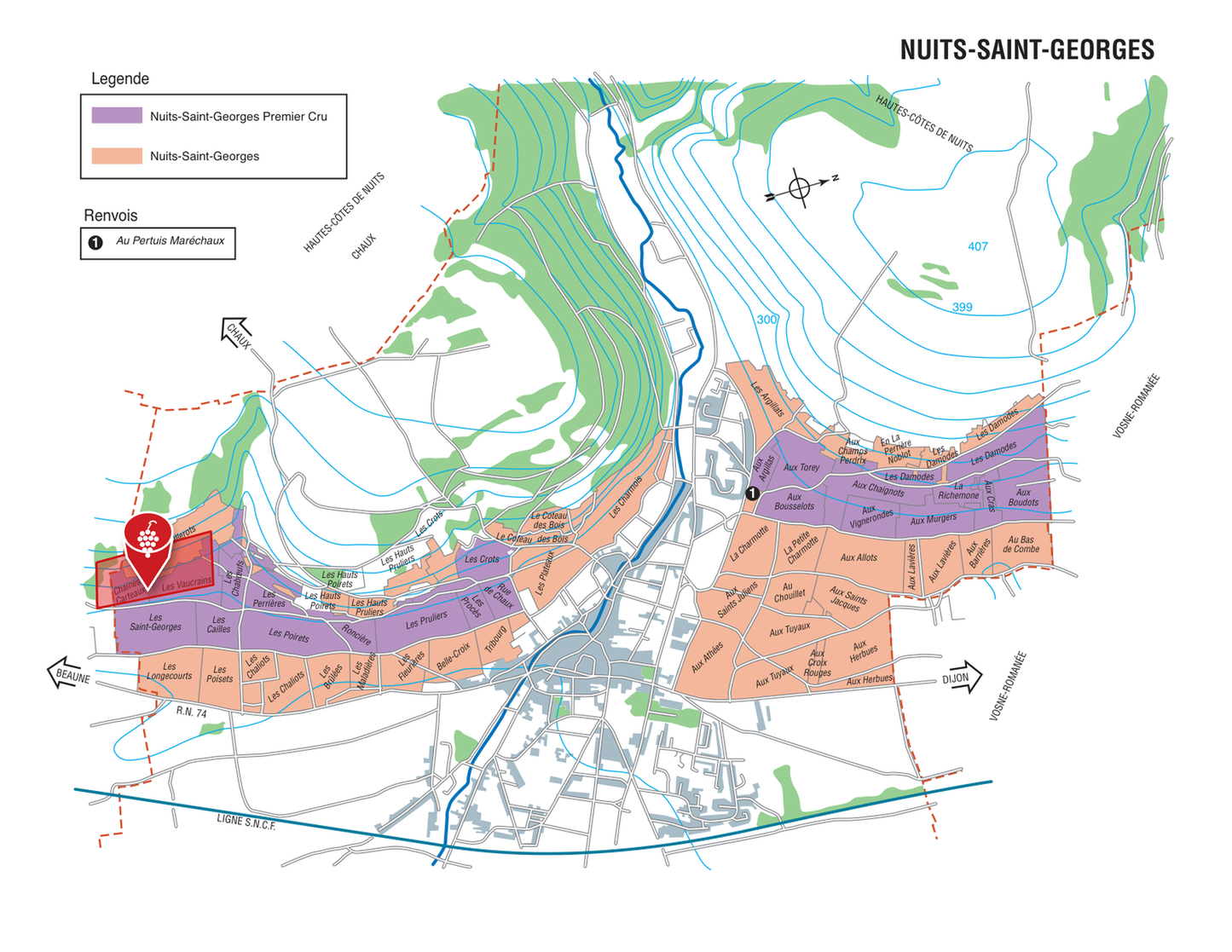 Nuits Saint Georges Premier Cru Chaines Carteaux 2022 La Maison Romane