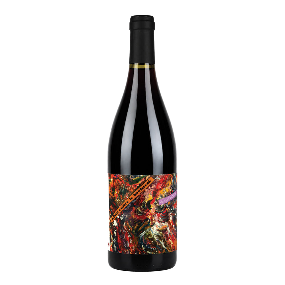 Adam contre le Beefsteack Pinot Noir 2023 Force Boisson - Daniel Sage