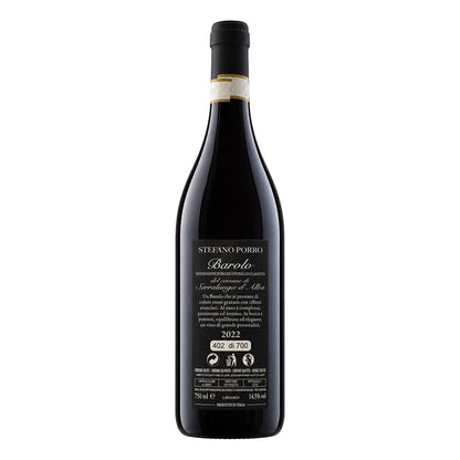 Barolo del Comune di Serralunga d'Alba DOCG 2022 Stefano Porro