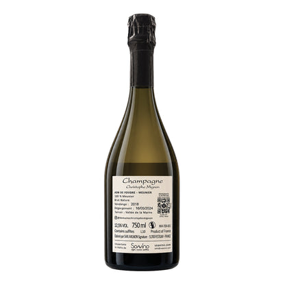Champagne ADN de Foudre Meunier Brut Nature 2018 Christophe Mignon