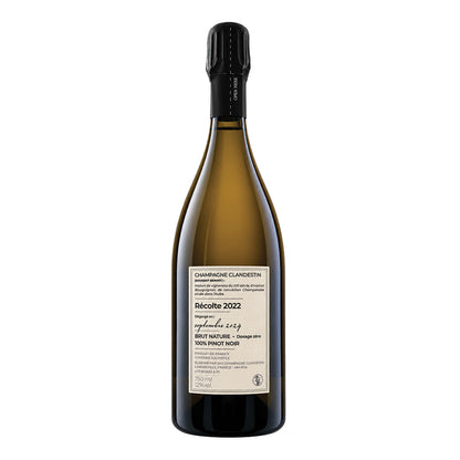 Champagne Boréal Brut Nature 2022 Clandestin