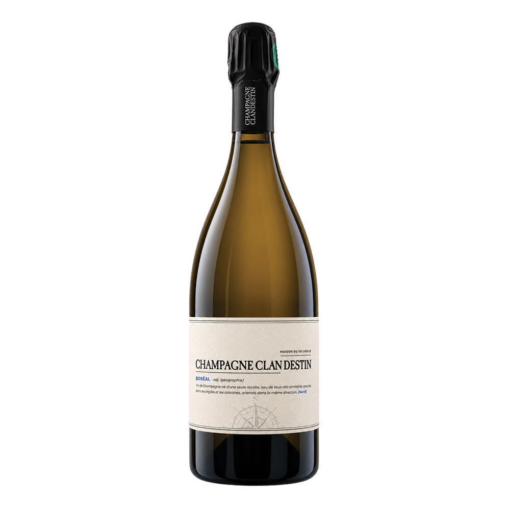 Champagne Boréal Brut Nature 2022 Clandestin