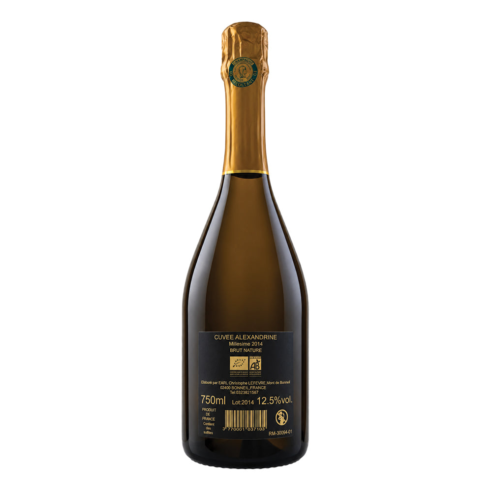 Champagne Cuvée Alexandrine Blanc de Blanc Millèsime 2014 Christophe Lefèvre