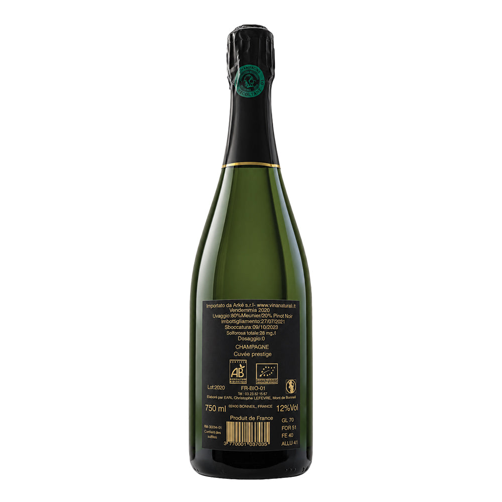 Champagne Cuvée Prestige Brut Nature 2020 Christophe Lefèvre