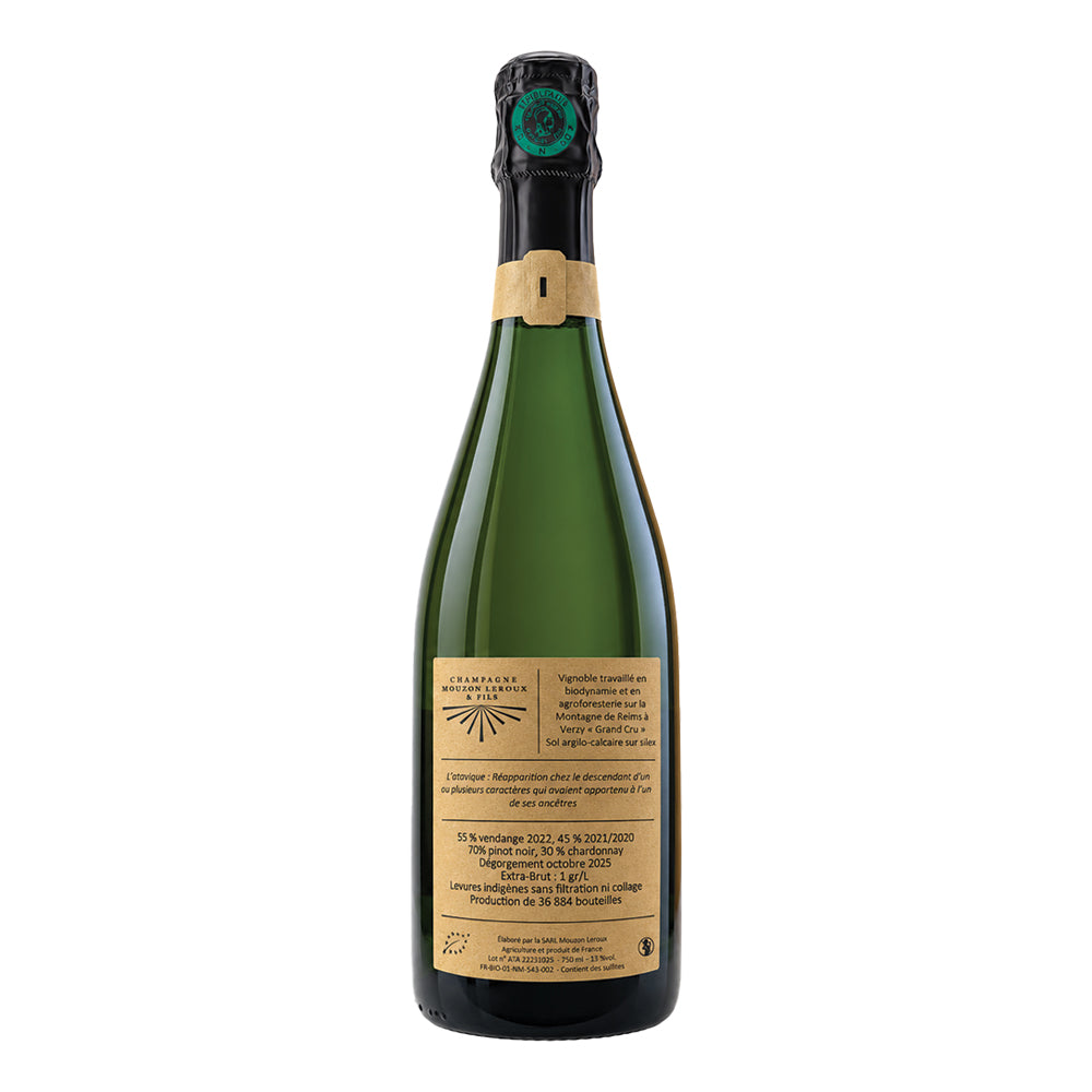 Champagne L’Atavique Grand Cru de Verzy Extra Brut Mouzon-Leroux
