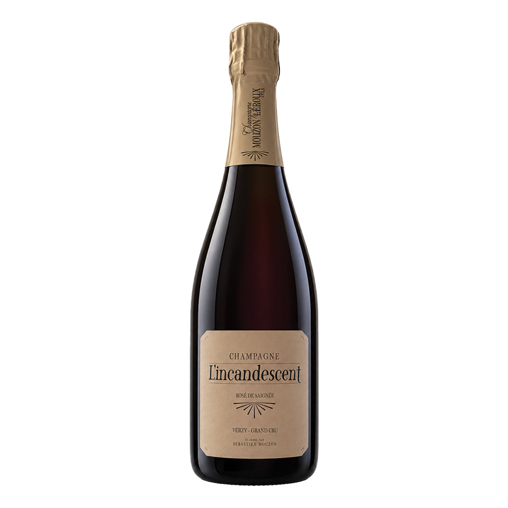 Champagne L’Incandescent Rosé de Saignée Grand Cru de Verzy Extra Brut Mouzon-Leroux