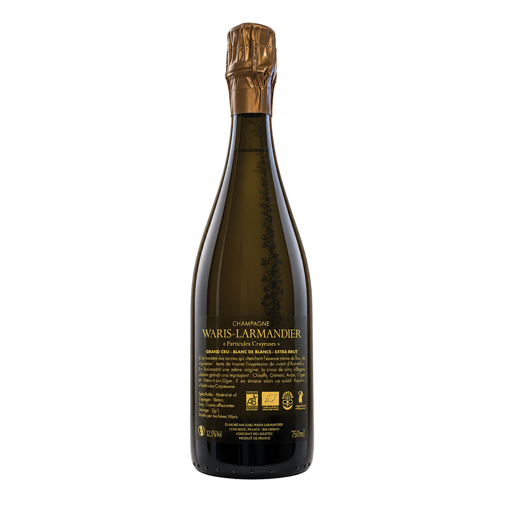 Champagne Particules Crayeuses Grand Cru Blanc de Blancs Extra Brut Waris-Larmandier