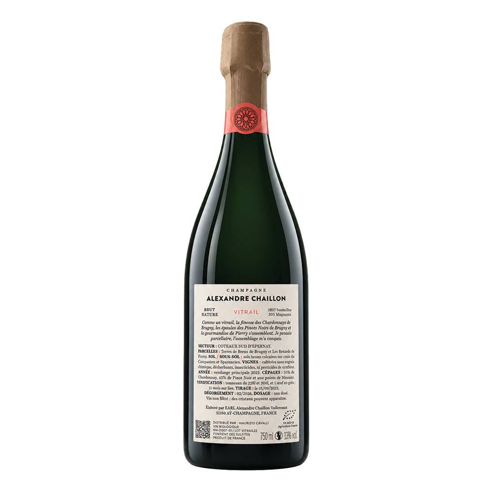 Champagne Vitrail Brut Nature Alexandre Chaillon