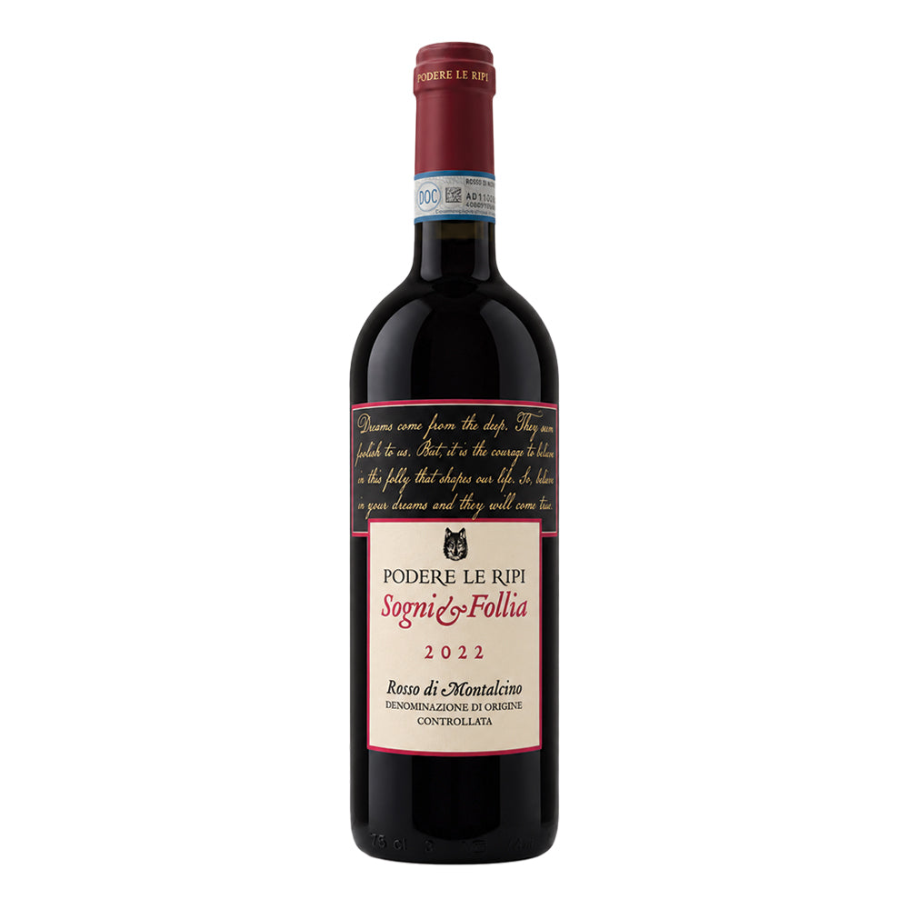 Sogni e Follia - Rosso di Montalcino DOC 2022 Podere Le Ripi